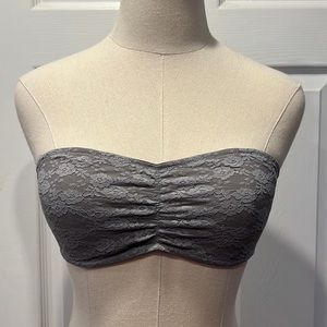 Gray VS Pink lace bandeau